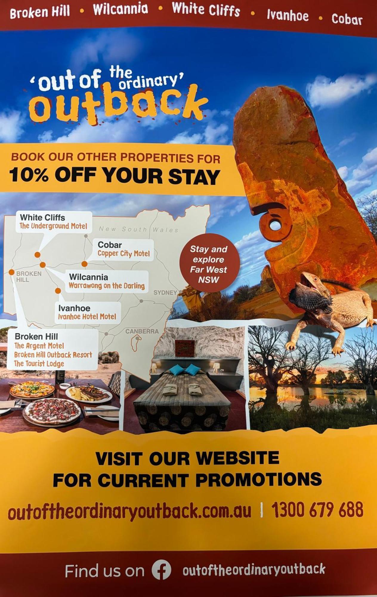 Broken Hill Tourist Lodge Dış mekan fotoğraf